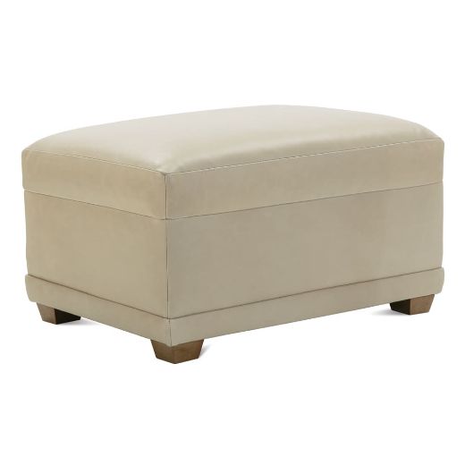 Picture of Sylvie Bespoke Leather Ottoman